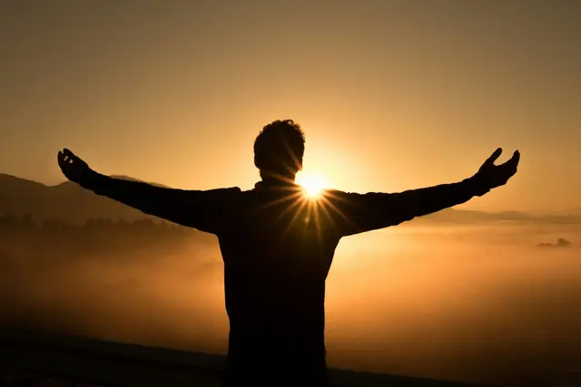 Spokojny krajobraz — mindfulness to świadomość obecnej chwili