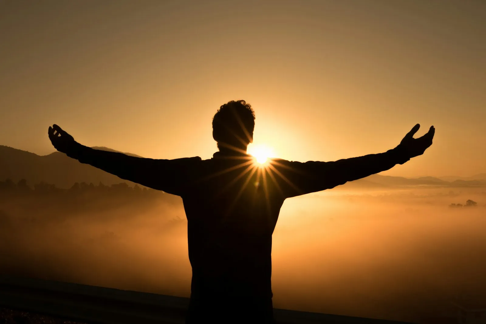 Spokojny krajobraz — mindfulness to świadomość obecnej chwili